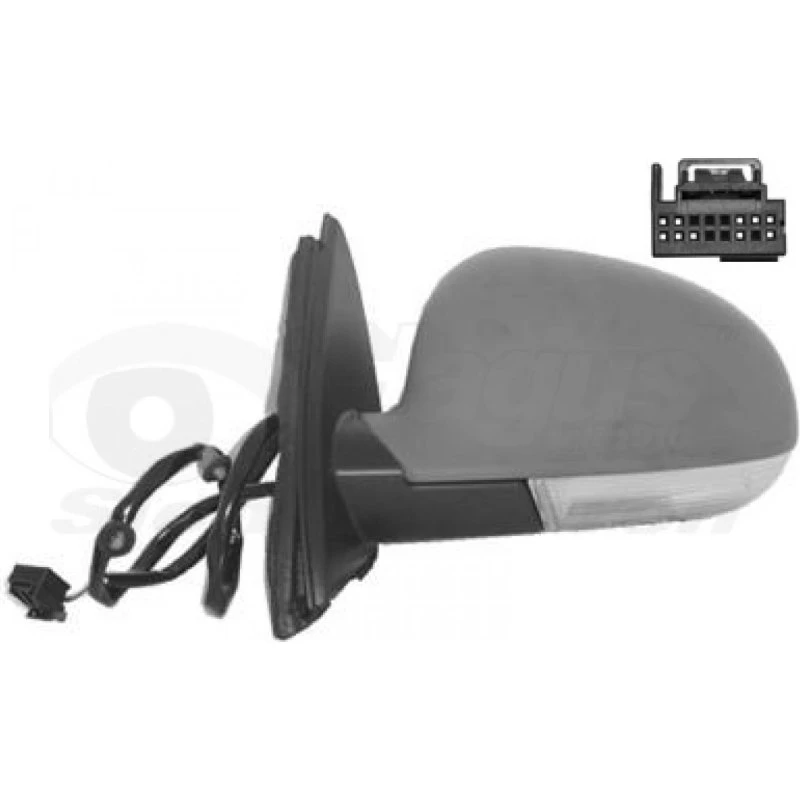 VAN WEZEL Sidespejl 5886807 til VW Golf V/Vi & Jetta III