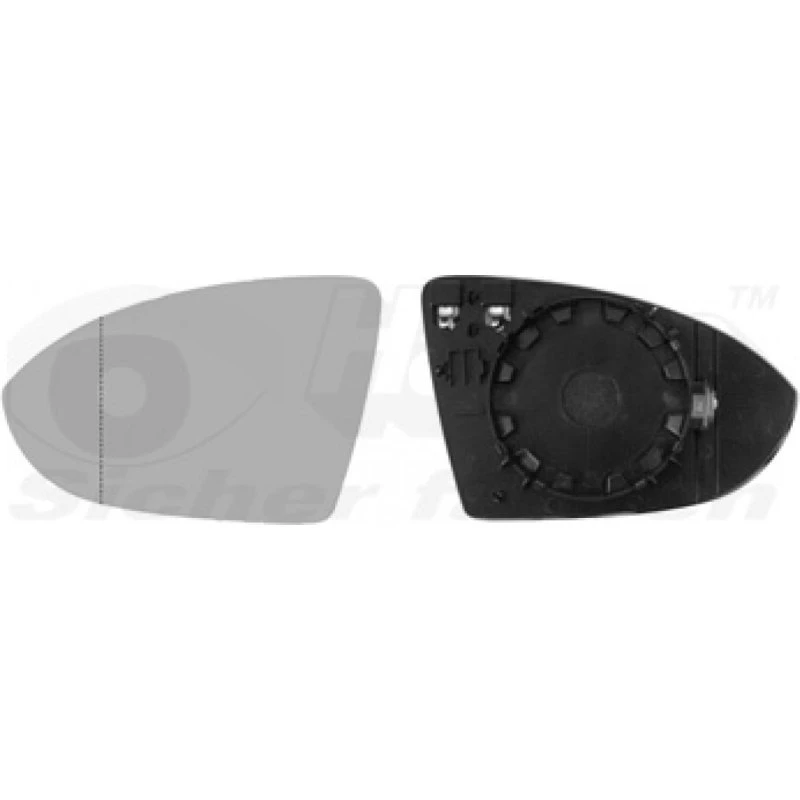 VAN WEZEL Spejlglas 5766837, venstre, for VW Golf VII/VII Variant
