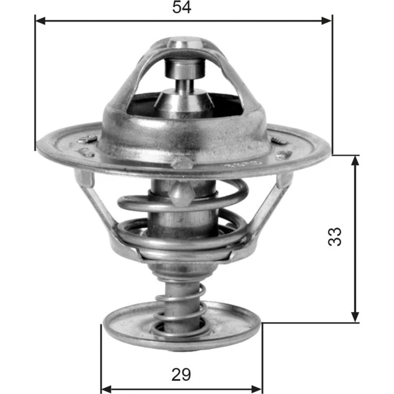 GATES Termostat TH12988G1, 88°C, til FORD, NISSAN, VOLVO