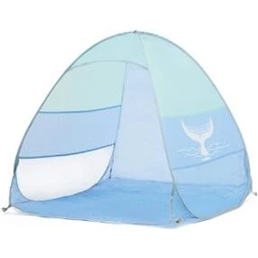 Ludi Pop-up strandtelt UV50 - Blå/Mint