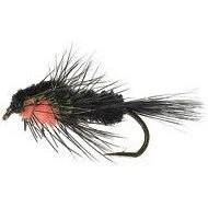 Unique Flies Montana Nymph Put & Take, Sort/Rød, Krog #8