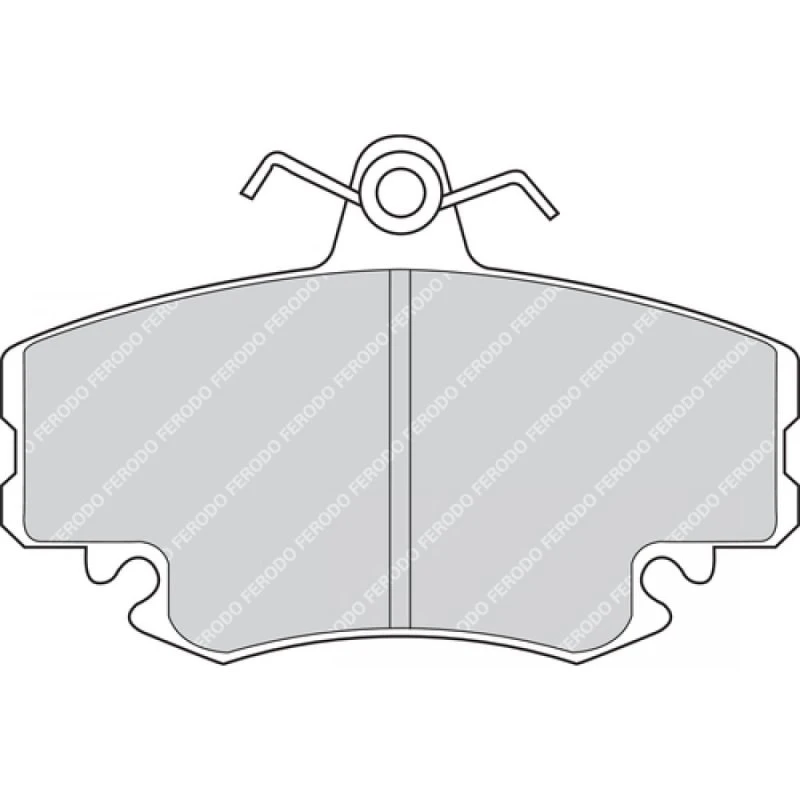 FERODO Bremseklodser FDB1781, Akselsæt, RENAULT, PEUGEOT, DACIA