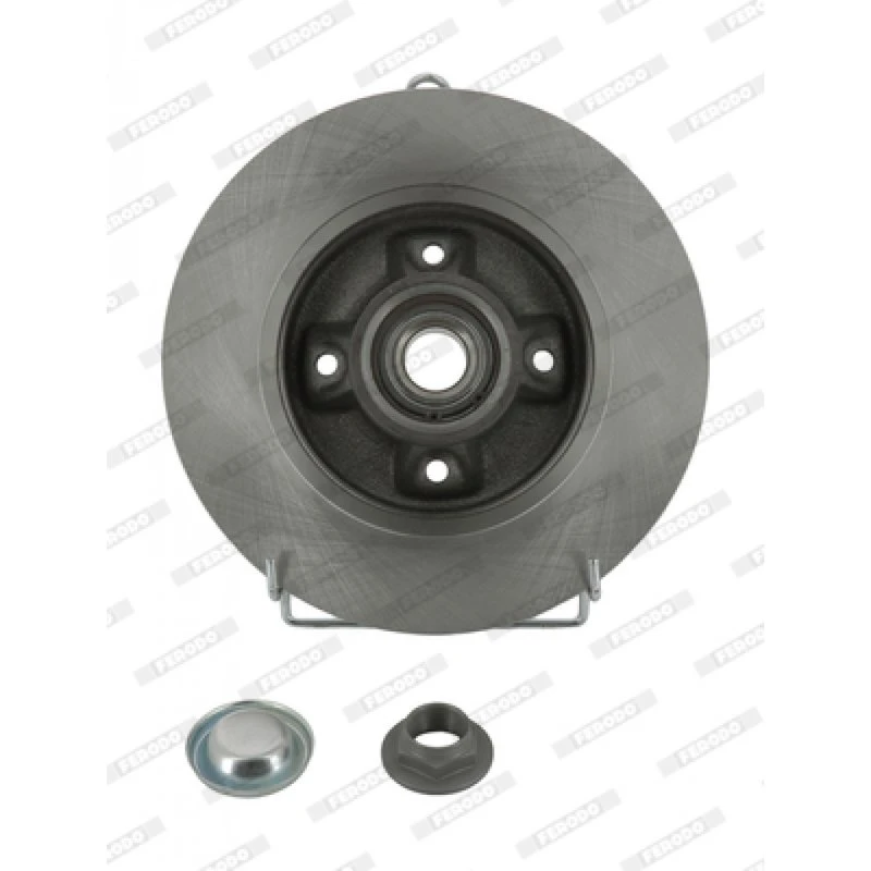 FERODO DDF1735-1 Bremseskive 268mm, 12mm tyk, med ABS-sensorring