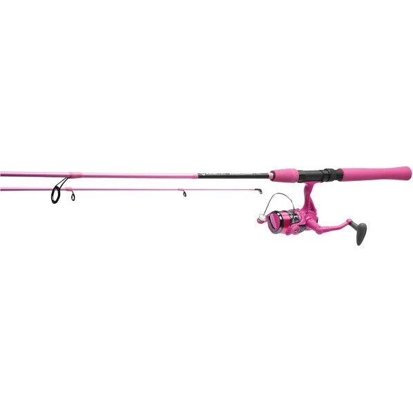 Kinetic Ramasjang 8' fiskestang med LED-hjul, pink
