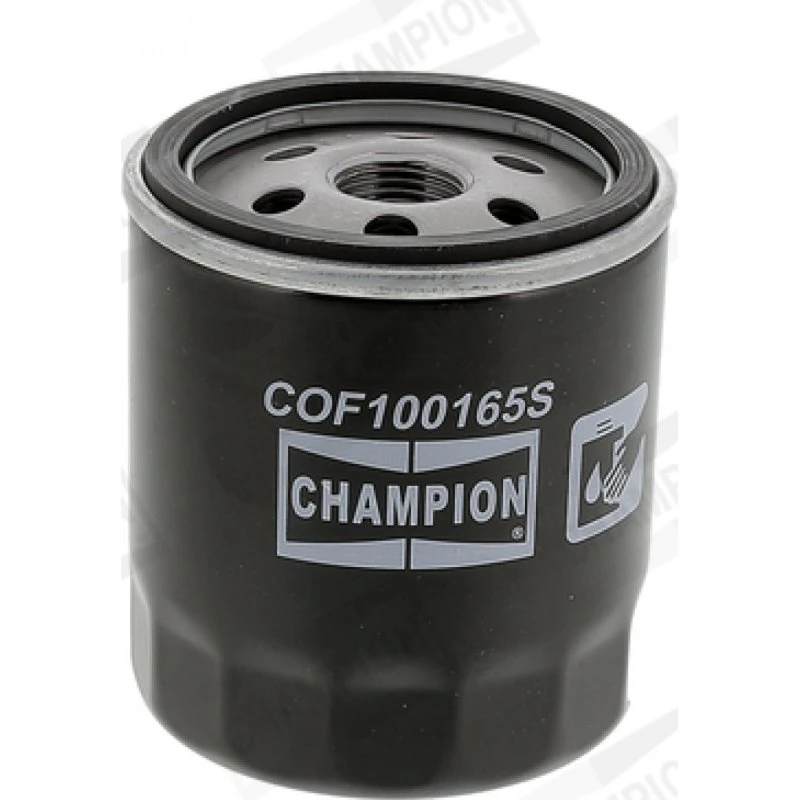 CHAMPION Oliefilter COF100165S, 87 mm, w/ Anti-Drain & By-Pass