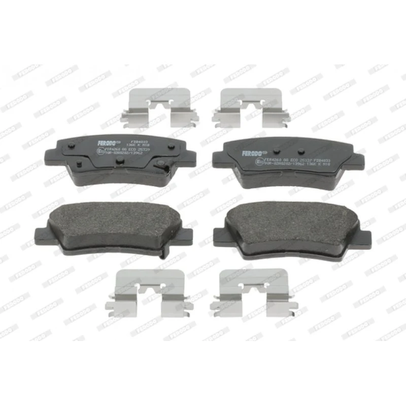 FERODO Bremseklodser FDB4833, bag, til Hyundai, Kia, Ssangyong