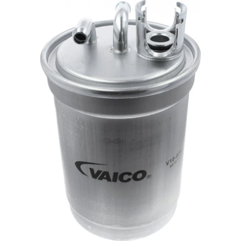 VAICO Brændstoffilter V10-0343-1, 178 mm, Diesel, med vandsensor