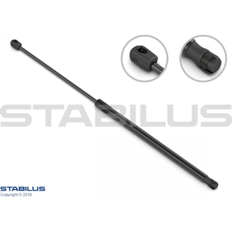 STABILUS Gasfjeder Motorhjelm 4126XQ, 2 stk