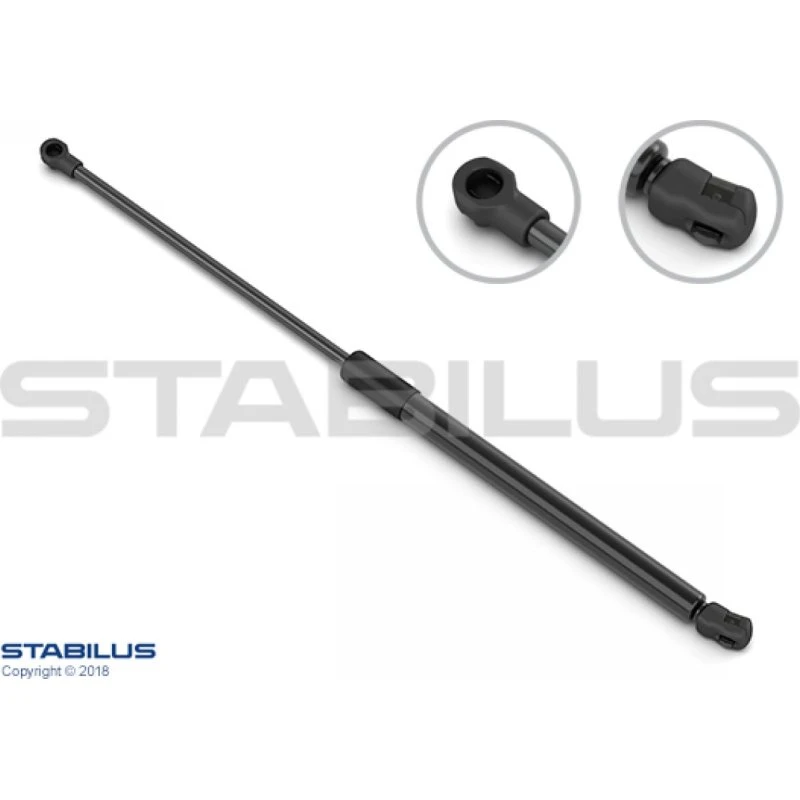 STABILUS Gasdæmper 018123, 6Q6827550, Bagklapsdæmper til VW Polo