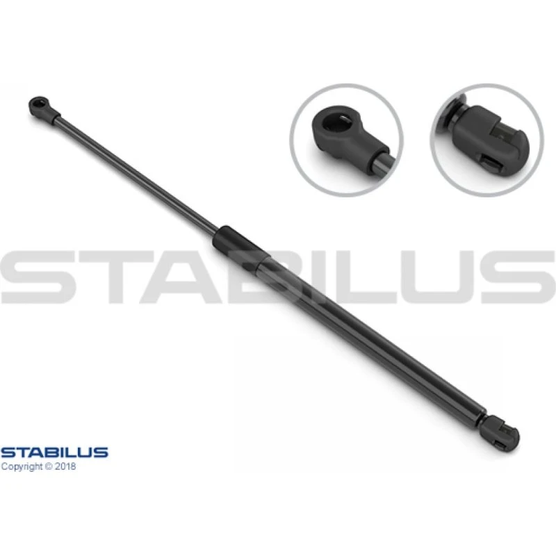 STABILUS 078405 Bagklapsdæmper, 2 stk, til VW Golf VII & Van