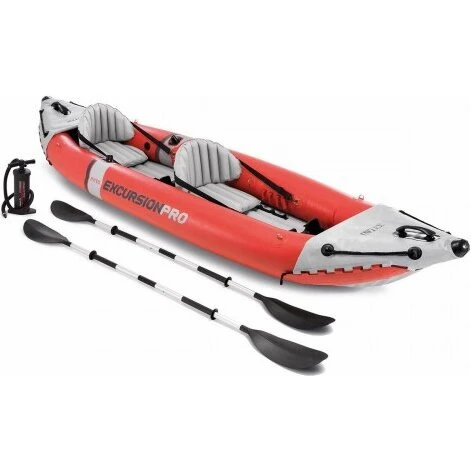 Intex Excursion Pro K2 oppustelig kajak 2-personers, 384x94x46 cm