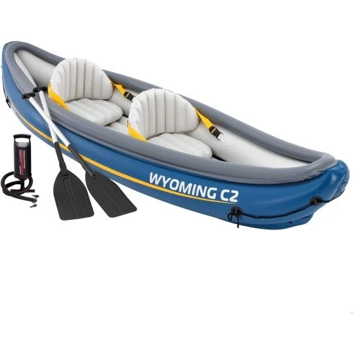 Intex Wyoming C2 oppustelig kano – 2 personer, blå