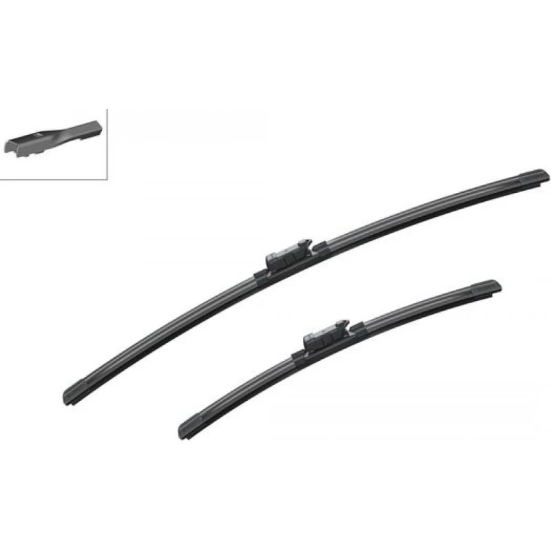 BOSCH Viskerblade 3 397 007 555, 600/400 mm, Aerotwin, til VW, OPEL, AUDI