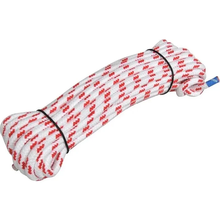 ProPlus Sejltov Novoleen 10 mm x 15 m - Hvid/rød 800 daN