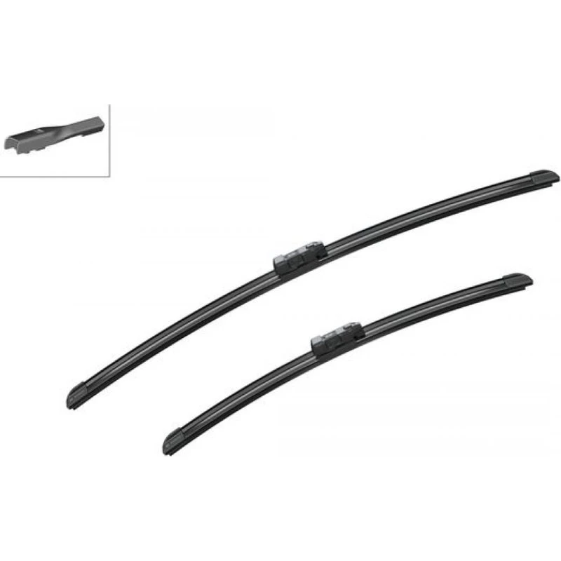 BOSCH Viskerblad 600/450 mm, Fladblad, Til VW, Skoda, Ford