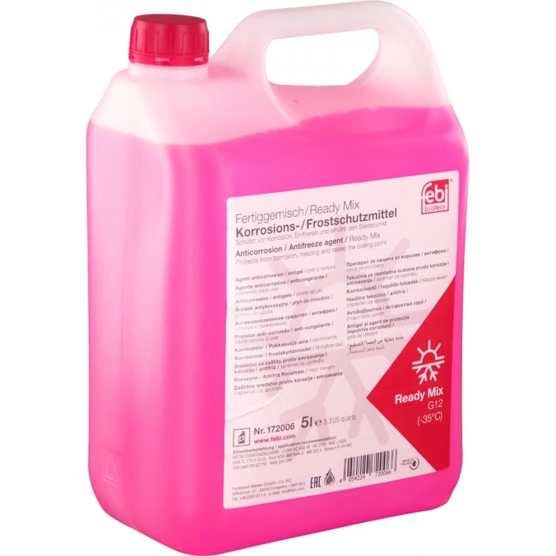 FEBI BILSTEIN Frostbeskyttelse 5L Rød G12, 172006