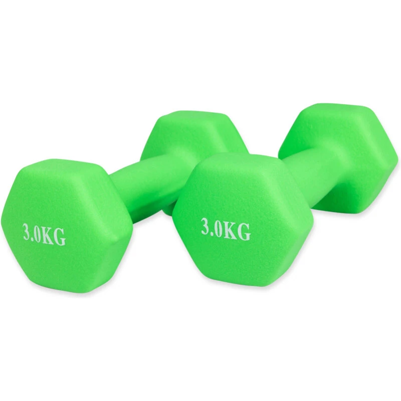 ASG Neopren håndvægtsæt 2 x 3 kg