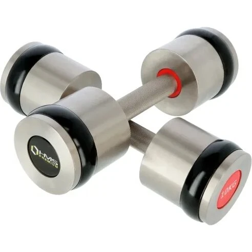 HMS HH10 2 x 10 kg forkromet håndvægt