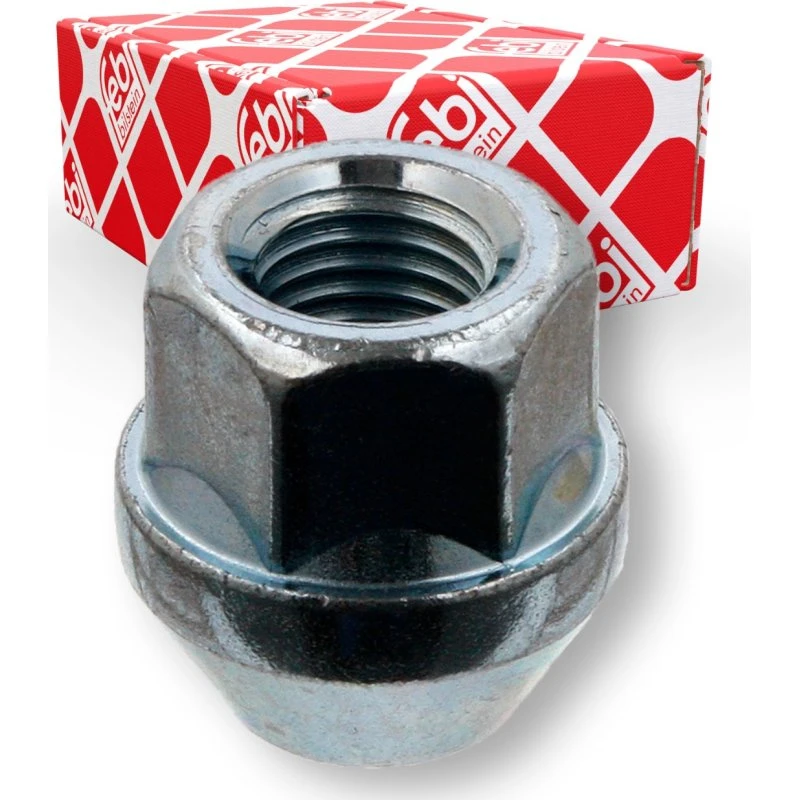 FEBI BILSTEIN Hjulmøtrik 46695, M12 x 1,5, 19 mm, forzinket