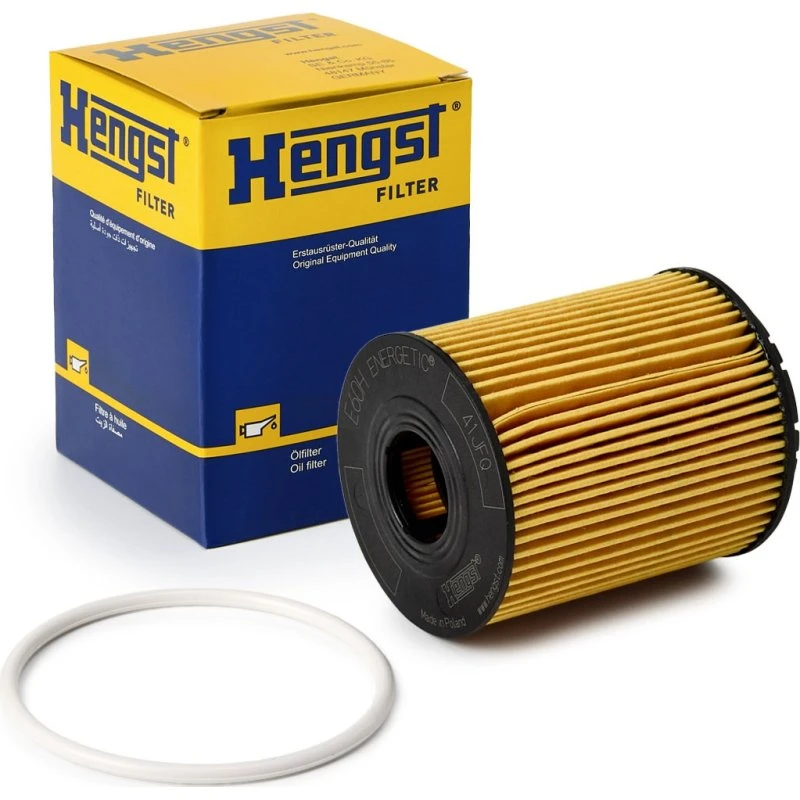 HENGST FILTER Oliefilter E60H D110, 65x24 mm, kompatibelt med OPEL, FORD, FIAT