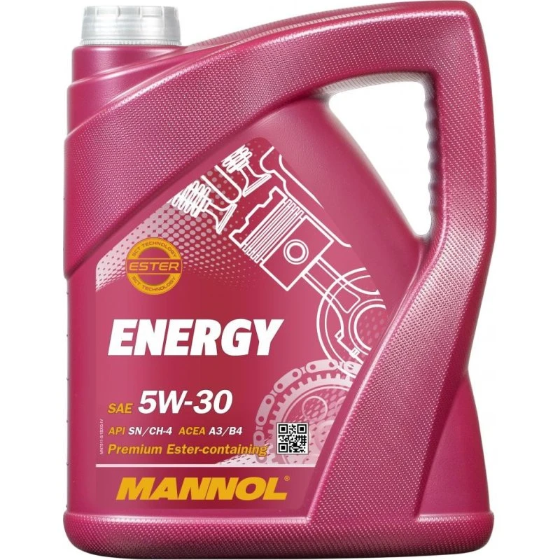 MANNOL ENERGY 5W30 5L Delsyntetisk Motorolie