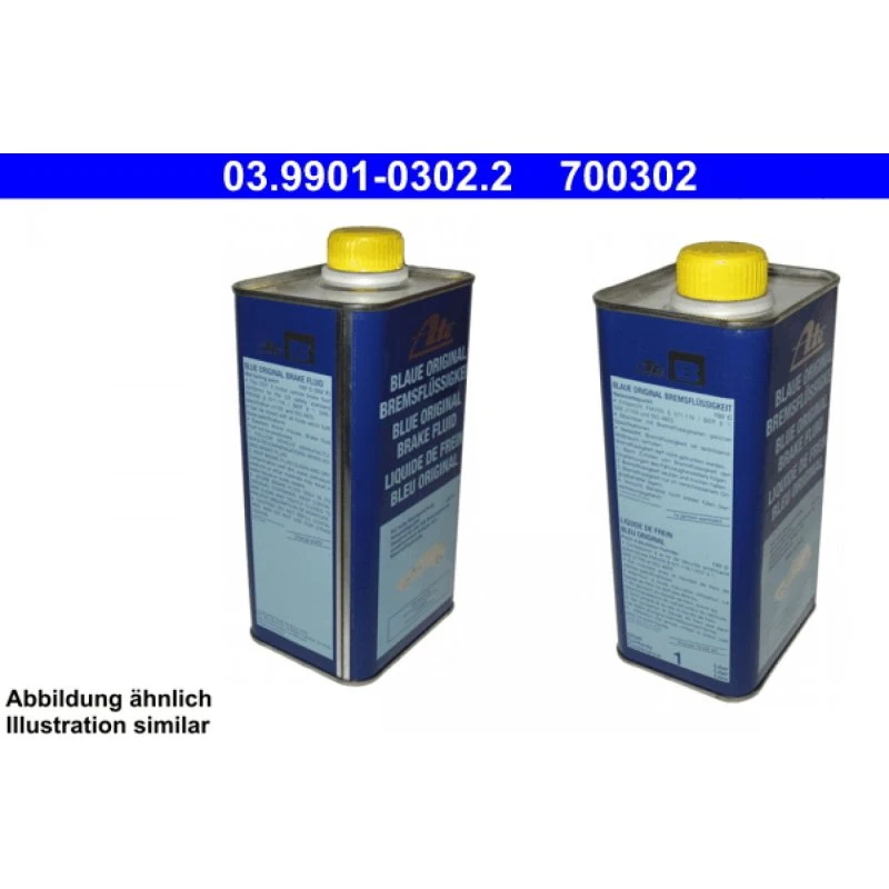 ATE Bremsevæske 03.9901-0302.2, 1 liter, DOT 3