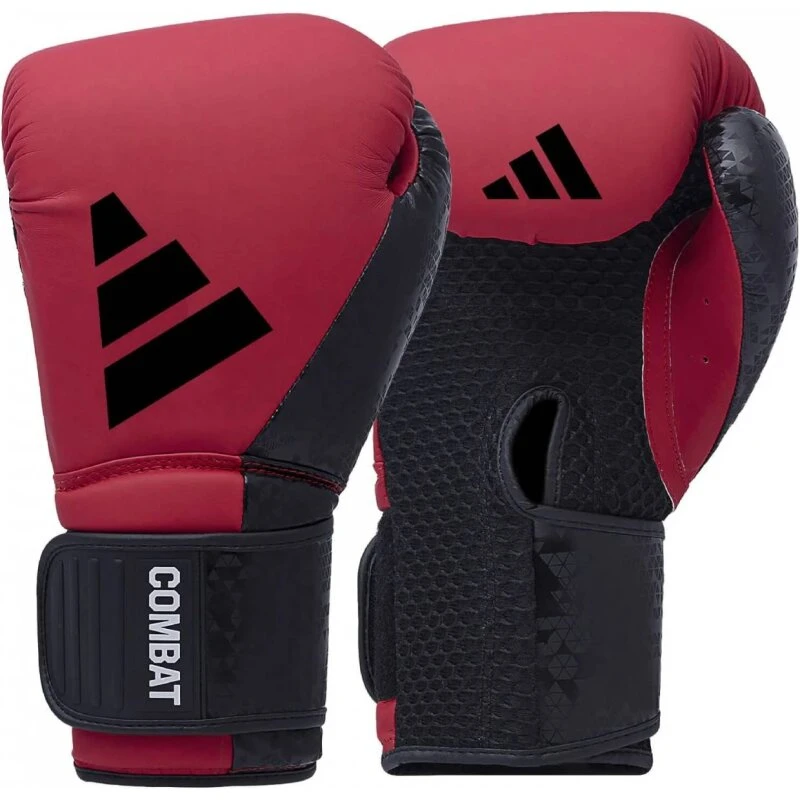 adidas Combat 50 boksehandsker rød