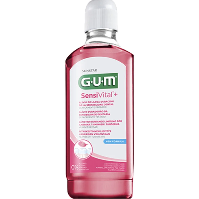 GUM SensiVital+ Fluor Mundskyl 500 ml