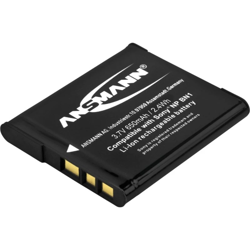 Ansmann A-Son NP-BN1 600mAh Li-Ion batteri til Sony