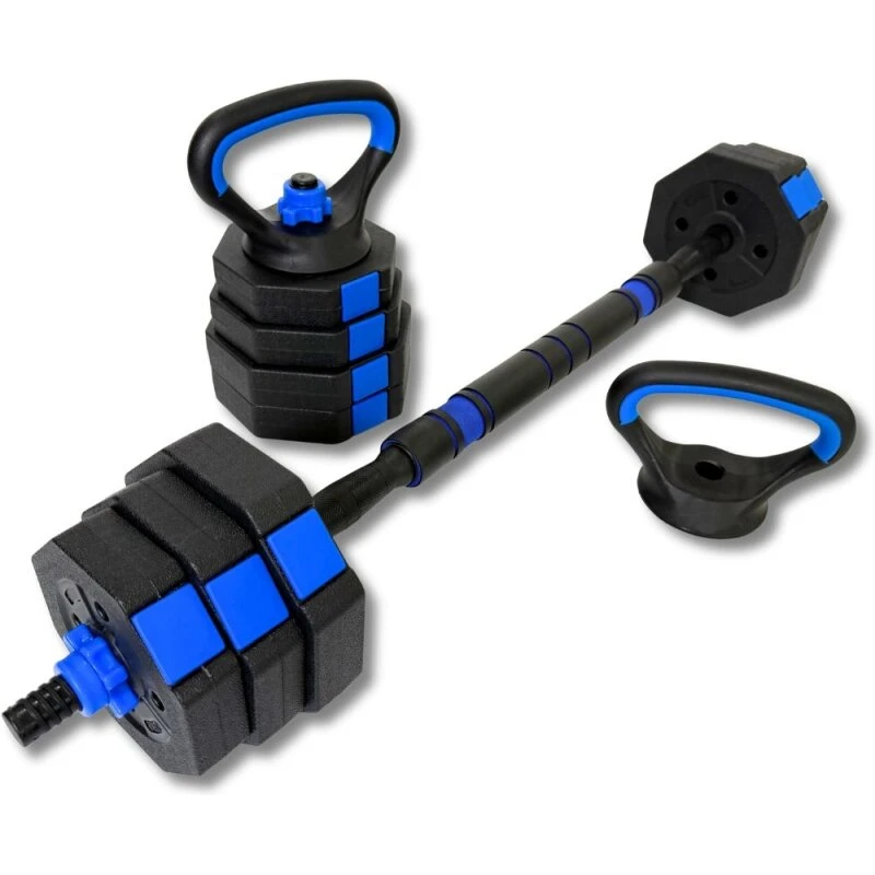 ASG Justerbart vægtsæt 20 kg – blå
