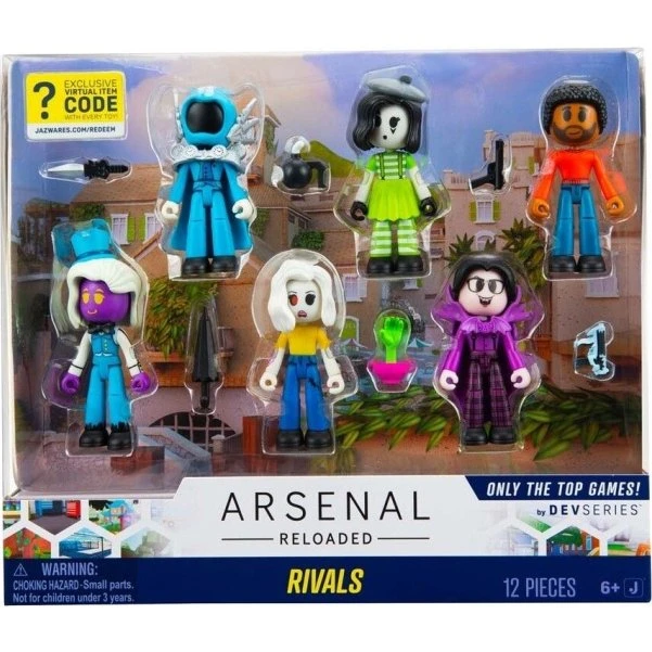 DEVSeries Arsenal Reloaded Rivals Multipack – 6 Figurer + Tilbehør