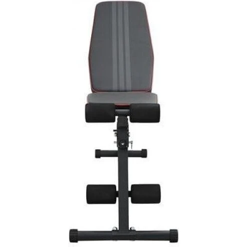 Uden Mærke Vægtbænk justerbar 131 x 41 x 110 cm - sort stål