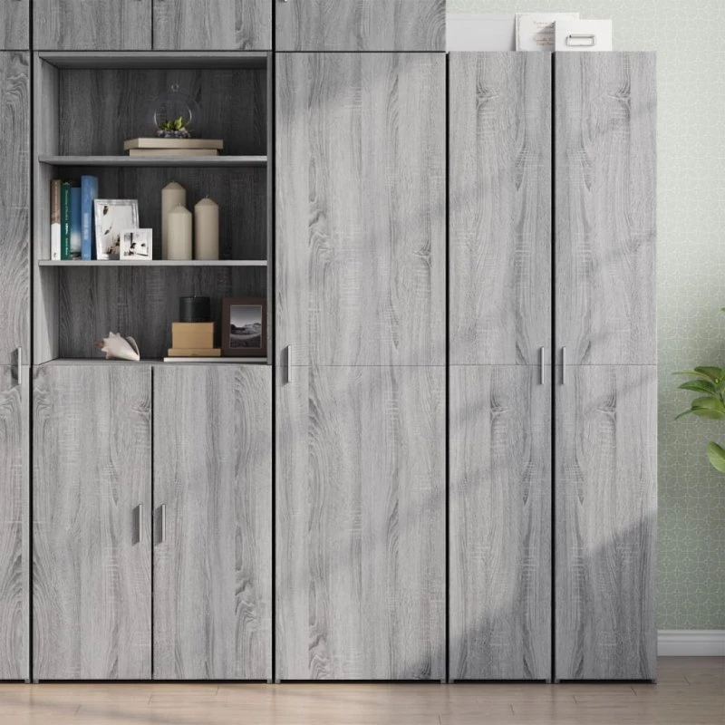 vidaXL Skab 50x42,5x185 cm Konstrueret Træ Sonoma-Eg