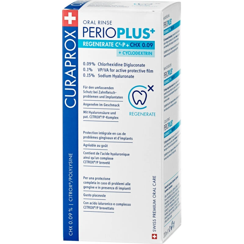 Curaprox PerioPlus+ Regenerate Mundskyl 200 ml