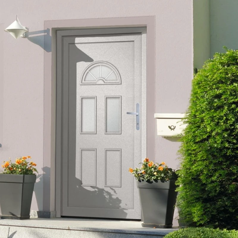 vidaXL hoveddør 88x208 cm PVC hvid