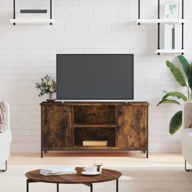 Etræs Tv-Bord 100x40x50 cm, Sort