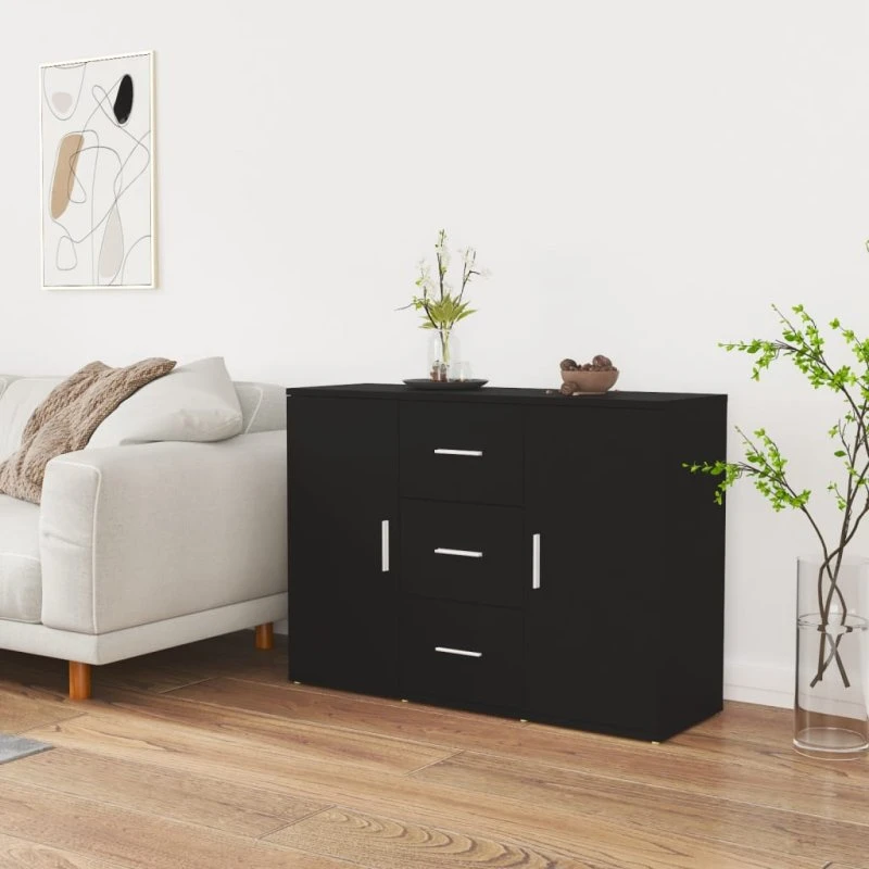Skænk 91X29,5X65 cm Konstrueret Træ - Brun