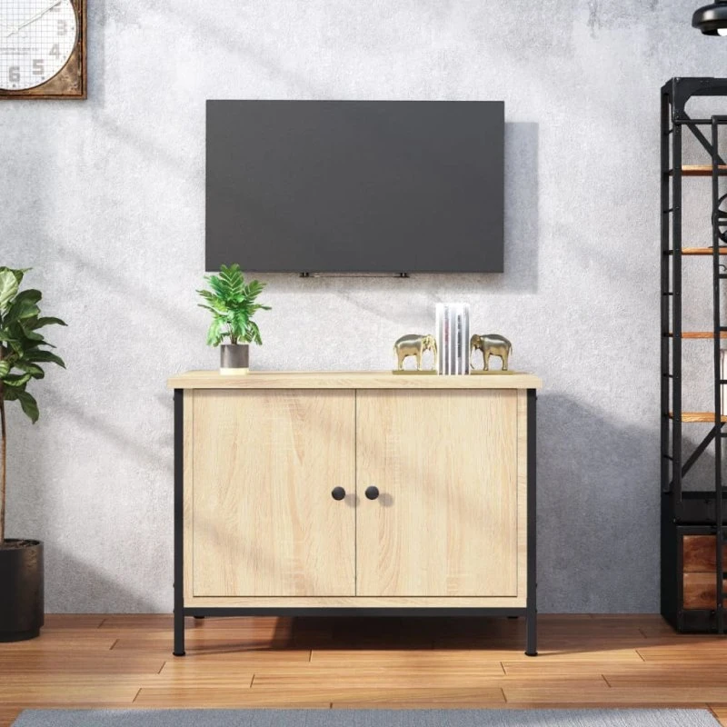 vidaXL TV-skab Sonoma Eg 60x35x45 cm konstrueret træ