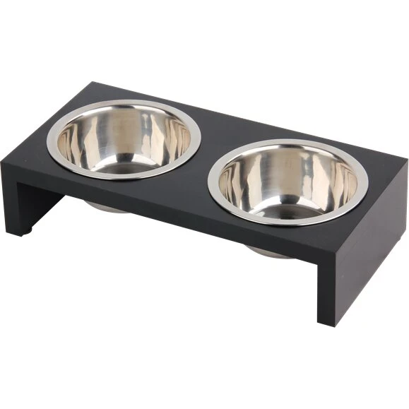 Pawise Deluxe Diner 2x350 ml træholder