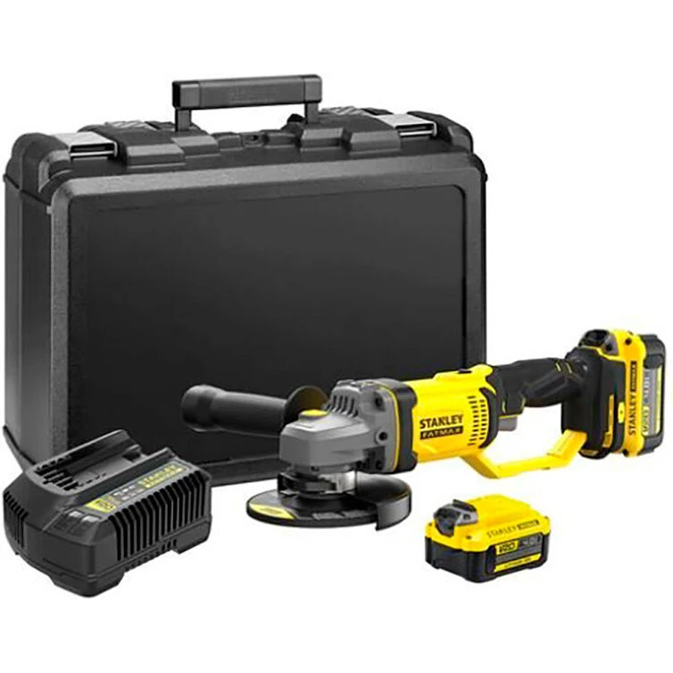 Stanley FatMax SFMCG400M2K 18V vinkelsliber m. 2x4,0Ah