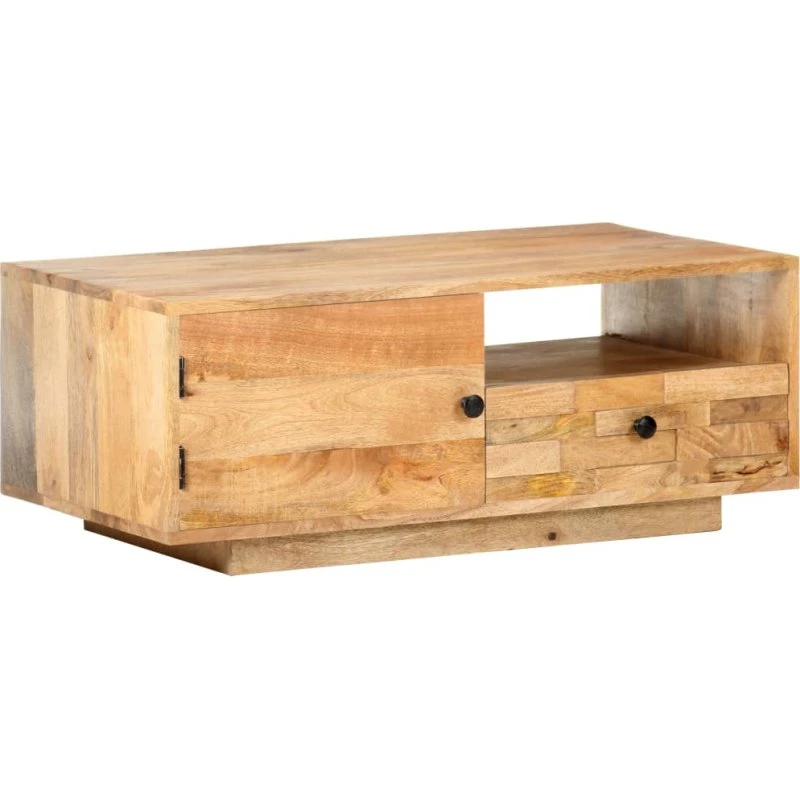 vidaXL sofabord 90x50x35 cm massivt mangotræ