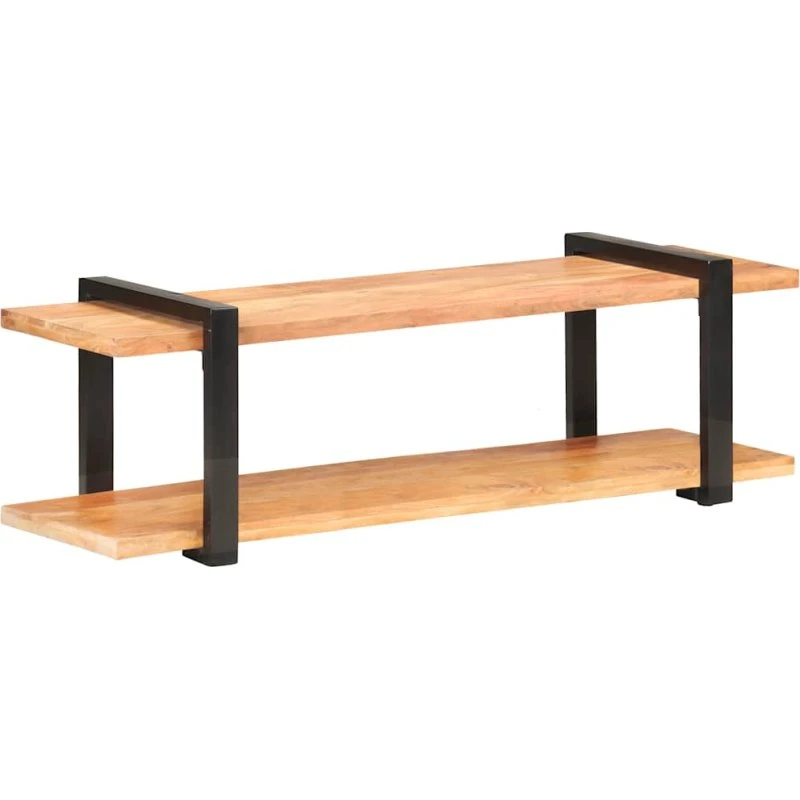 vidaXL tv-skab 130x40x40 cm massivt akacietræ