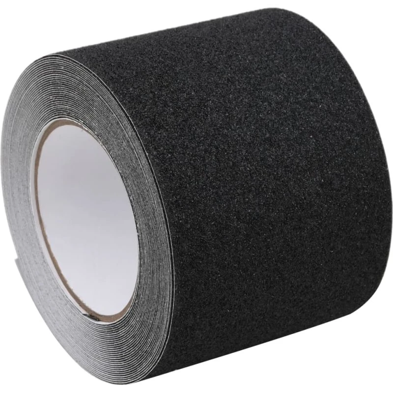 vidaXL skridsikker tape 0,1x10 m PVC sort