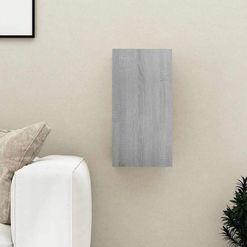 vidaXL Tv-skab 30,5x30x60 cm grå sonoma-eg konstrueret træ
