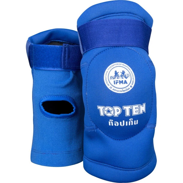 TOP TEN Albuebeskytter 'Sok' IFMA - Neopren, Blå, Small