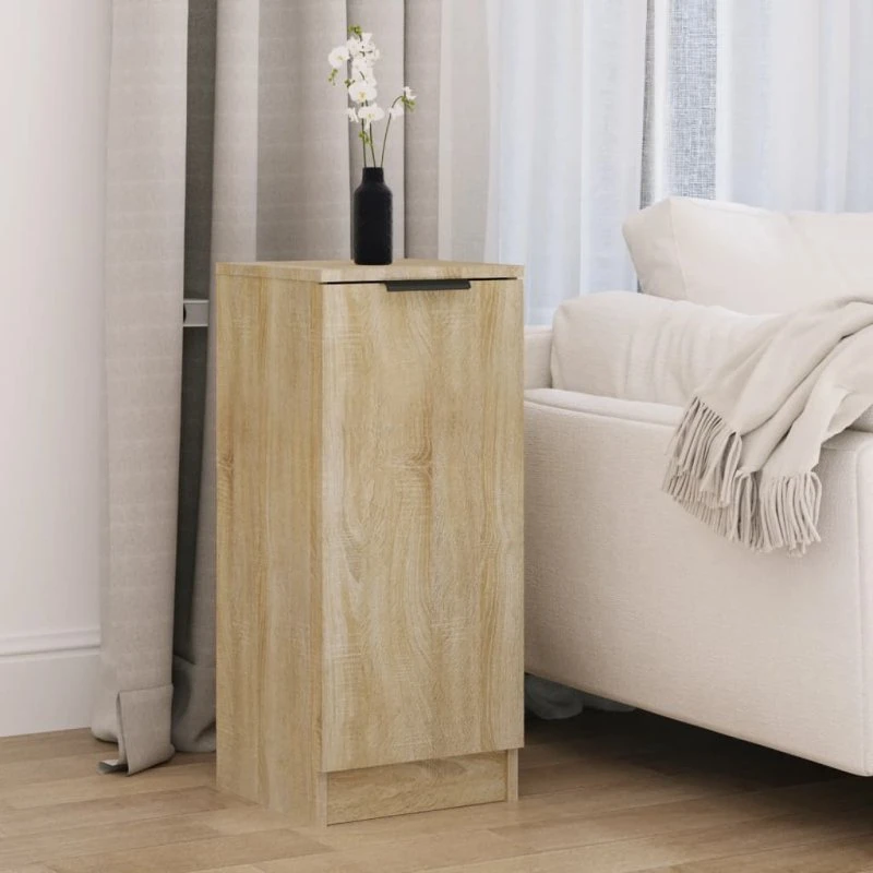 vidaXL Skænk 30x30x70 cm Konstrueret Træ Sonoma-Eg