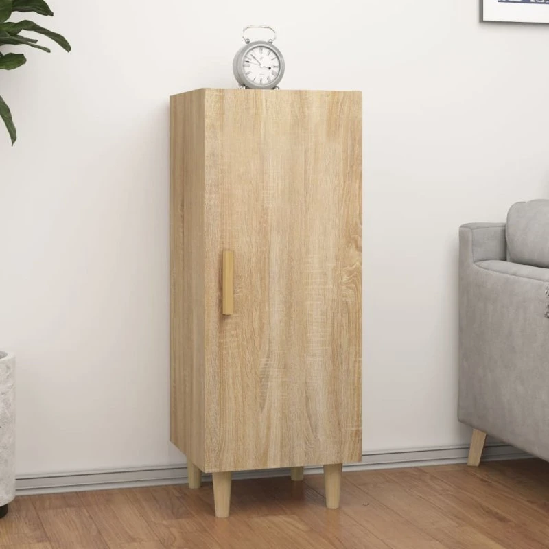 vidaXL Skænk 34,5x34x90 cm Konstrueret Træ Sonoma-Ege