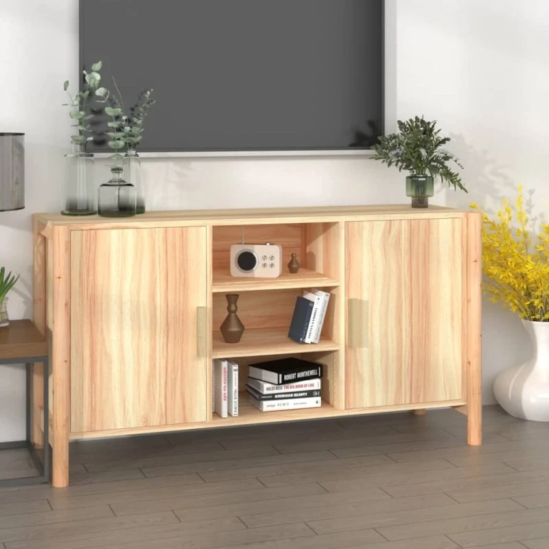 vidaXL Skænk 107x38x60 cm Konstrueret Træ Brun
