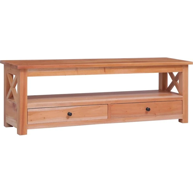 vidaXL tv-skab 115x30x40 cm massivt mahognitræ, naturfarvet