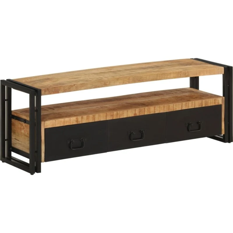 vidaXL tv-bord 120x30x40 cm massivt mangotræ